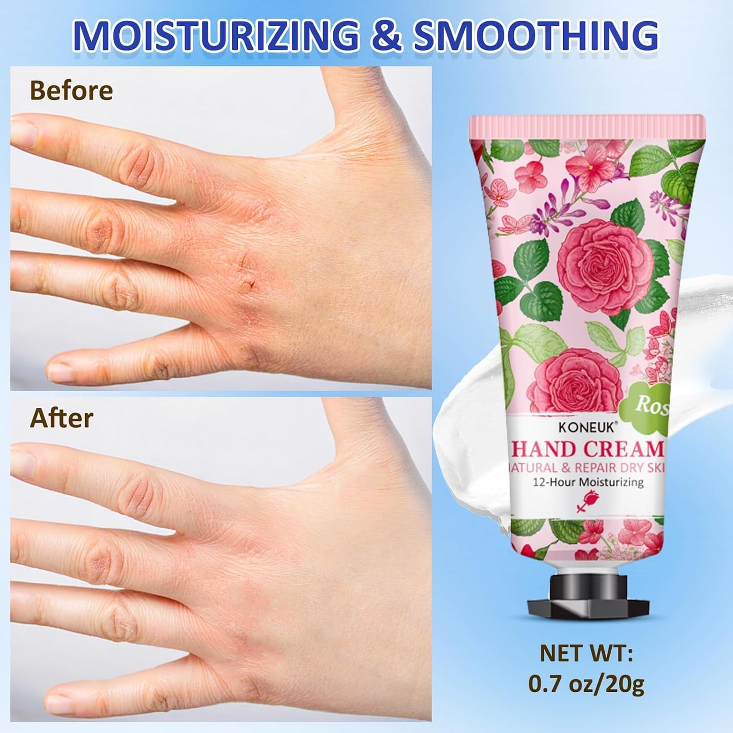 32 Pack Hand Cream Gift for Women, Bulk Hand Lotion Travel Size for Dry Cracked Hands, Mini Moisturizing Hand Cream for Mom Gifts, Teacher Gifts, Thank You Gifts and Bridal Shower Favors