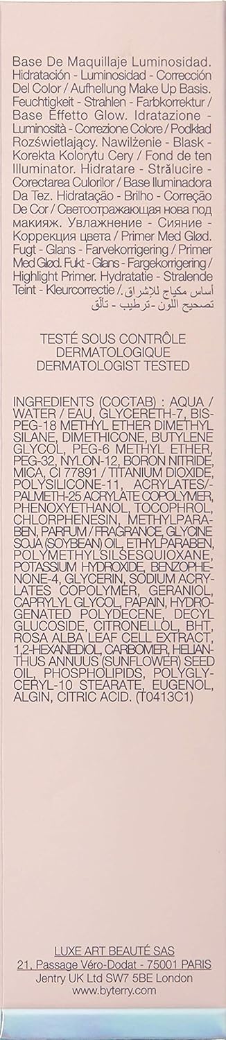 By Terry Brightening CC Serum, Hydrating, Brightening, Illuminating & Color Correcting Skin Primer For Your Face, 1 Immaculate Light, 1 fl oz