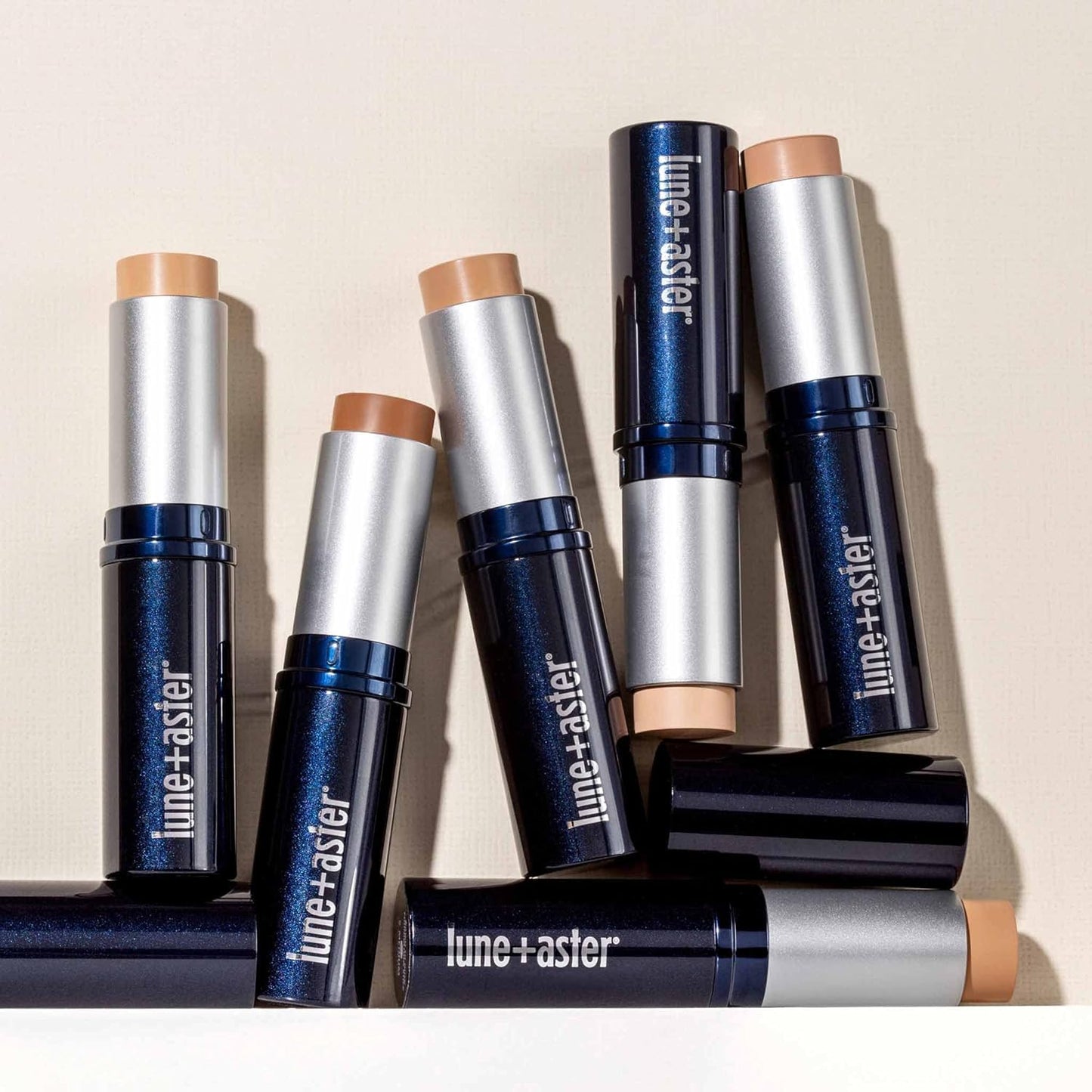 Lune+Aster Dawn to Dusk Foundation Stick - Fair - A cream foundation stick infused with good-for-you ingredients that delivers long-lasting, undetectable coverage for a flawless complexion