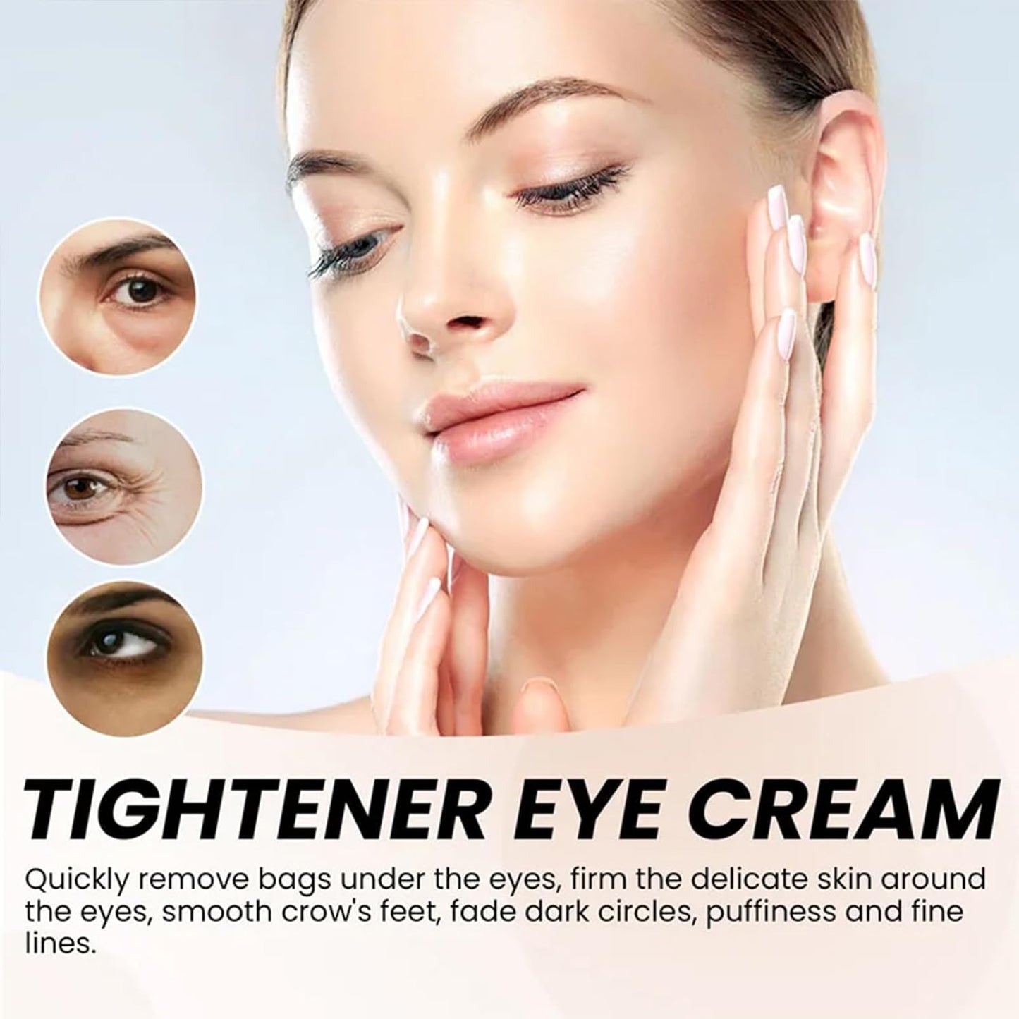 Eye Cream, Caffeine Under Eye Cream,Caffeine Eye Cream For Puffiness And Bags Under Eyes, Eye Bag Cream Reduces Under,Smooth & Firm Eye Skin 2pcs*