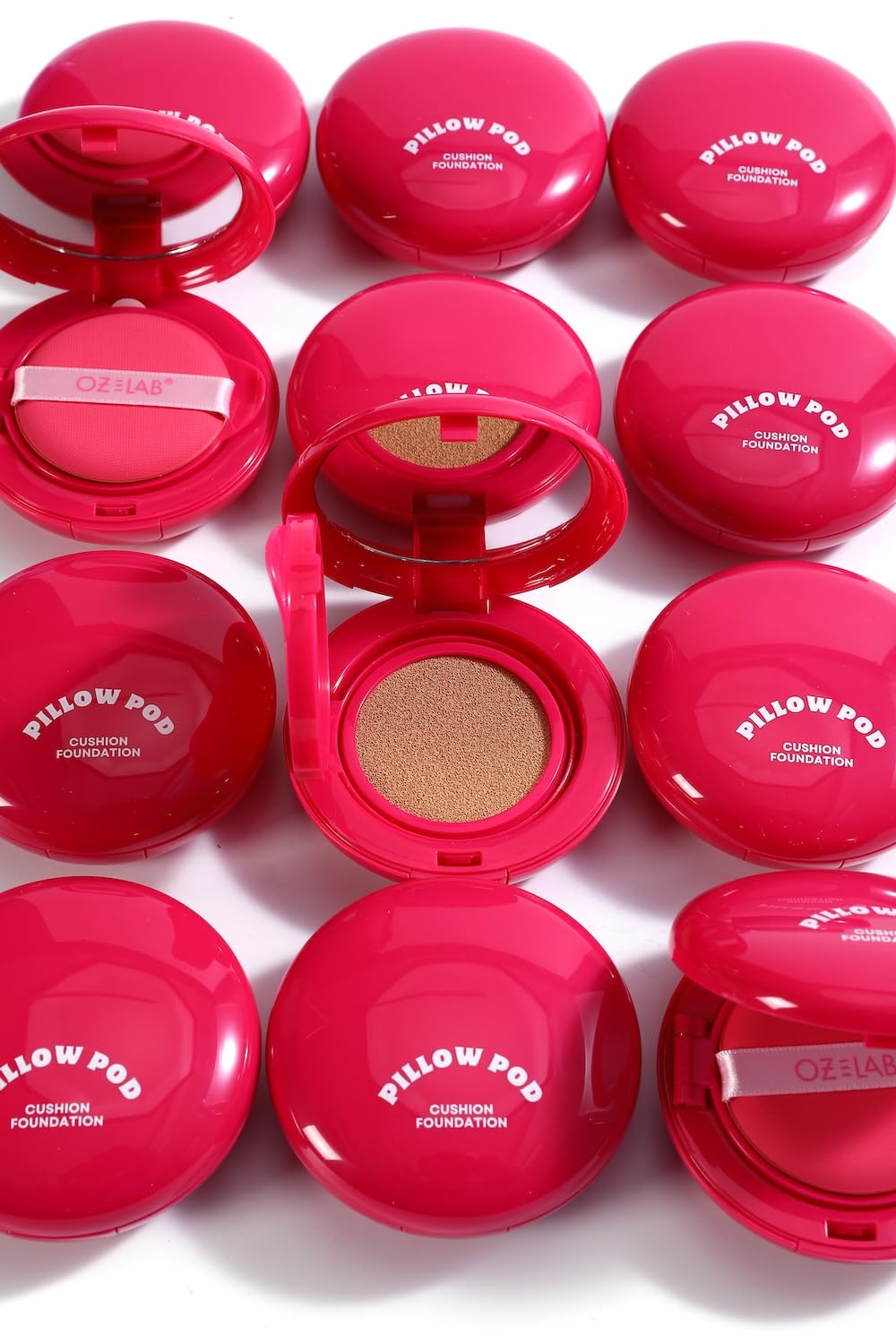 Beauty Pillow Pod Cushion Foundation Ivory – Natural Matte Finish, Buildable Coverage, Paraben-Free, Portable Compact with Mirror and Puff,0.42 OZ /12G,pack of 1