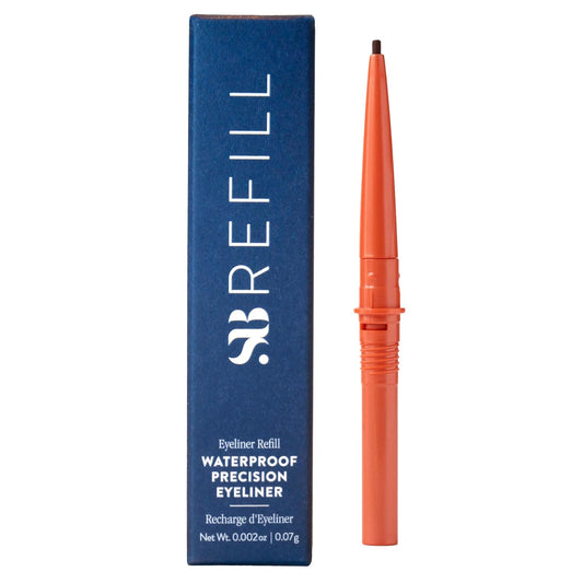 SOSHE Beauty - Waterproof Precision Eyeliner Refill | 1.5mm Smudge-Proof Gel Liner | Cruelty-Free, Certified Plastic Negative (Lovesick - Burgundy Brown, REFILL)