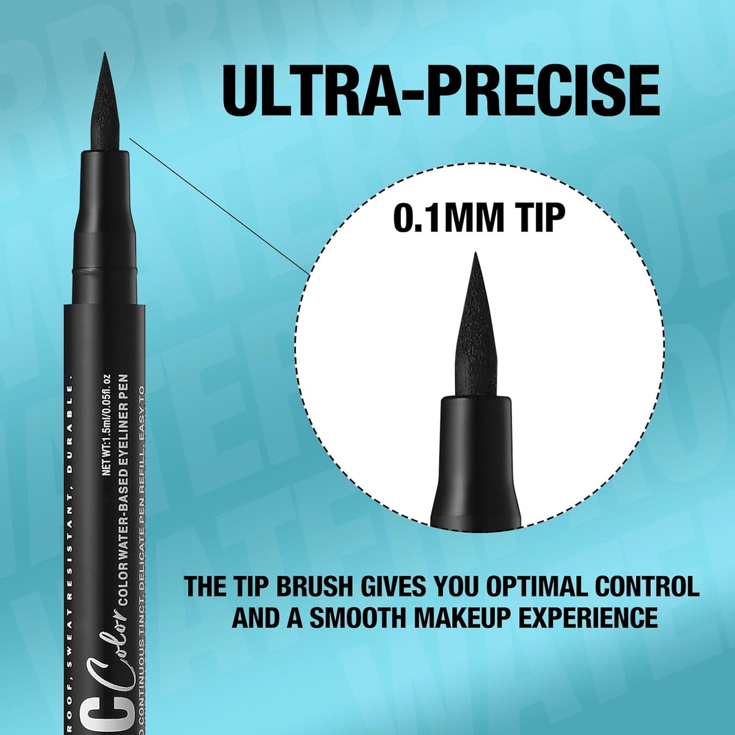 LANGMANNI 4 Colors Matte Liquid Eyeliner Set, Neon Colorful Pigmented With Long-lasting, Smudgeproof & Waterproof Eye Liner Makeup for Bold & Stunning Looks - Gift for Girls(#12345678)