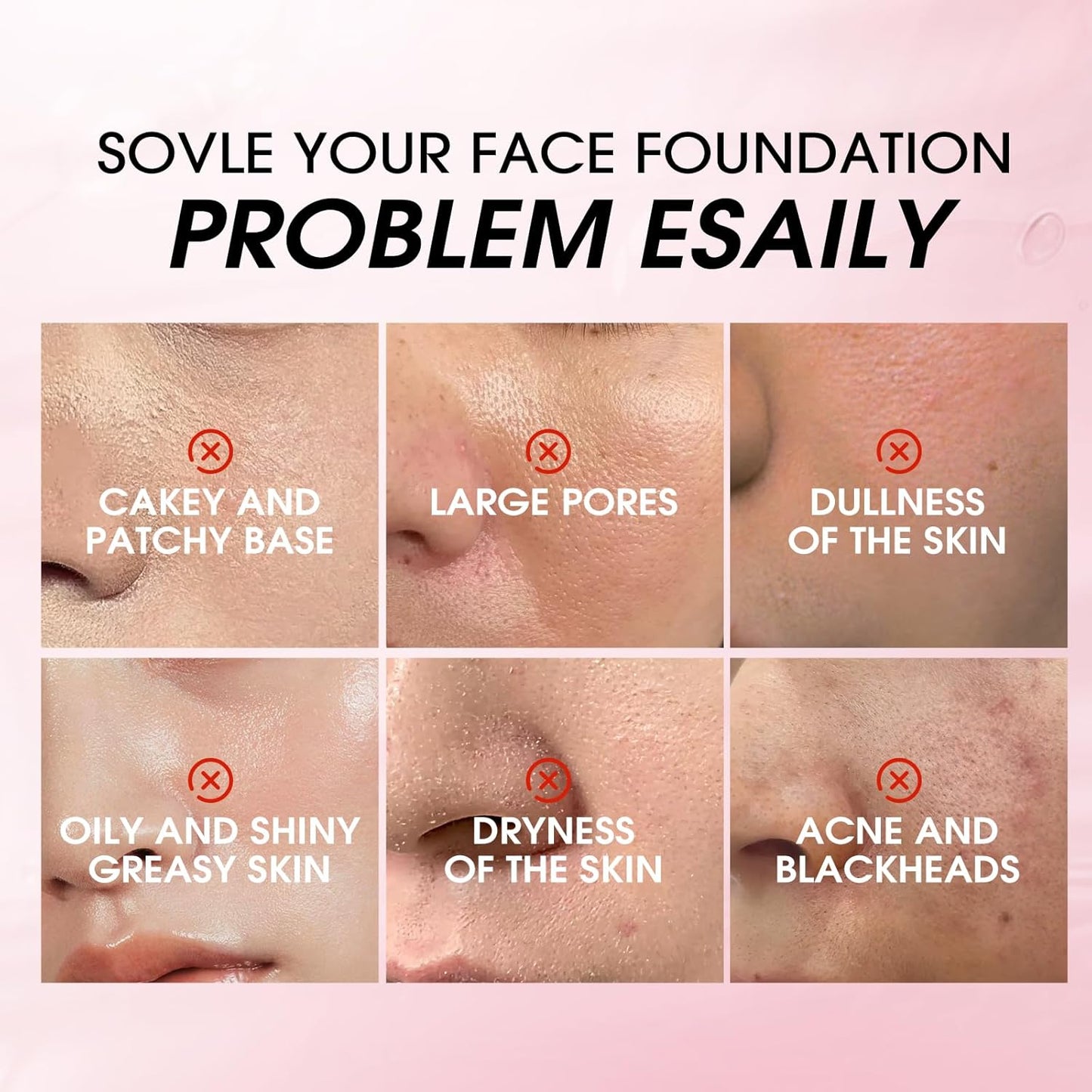 LANGMANNI Matte Grip Face Primer, Transparent Skin Perfecting Hydrating Primer,Unique Smooth Gel-Based Primer Essential For Longlasting Perfection Face Makeup (0.33 Fl Oz, 3)