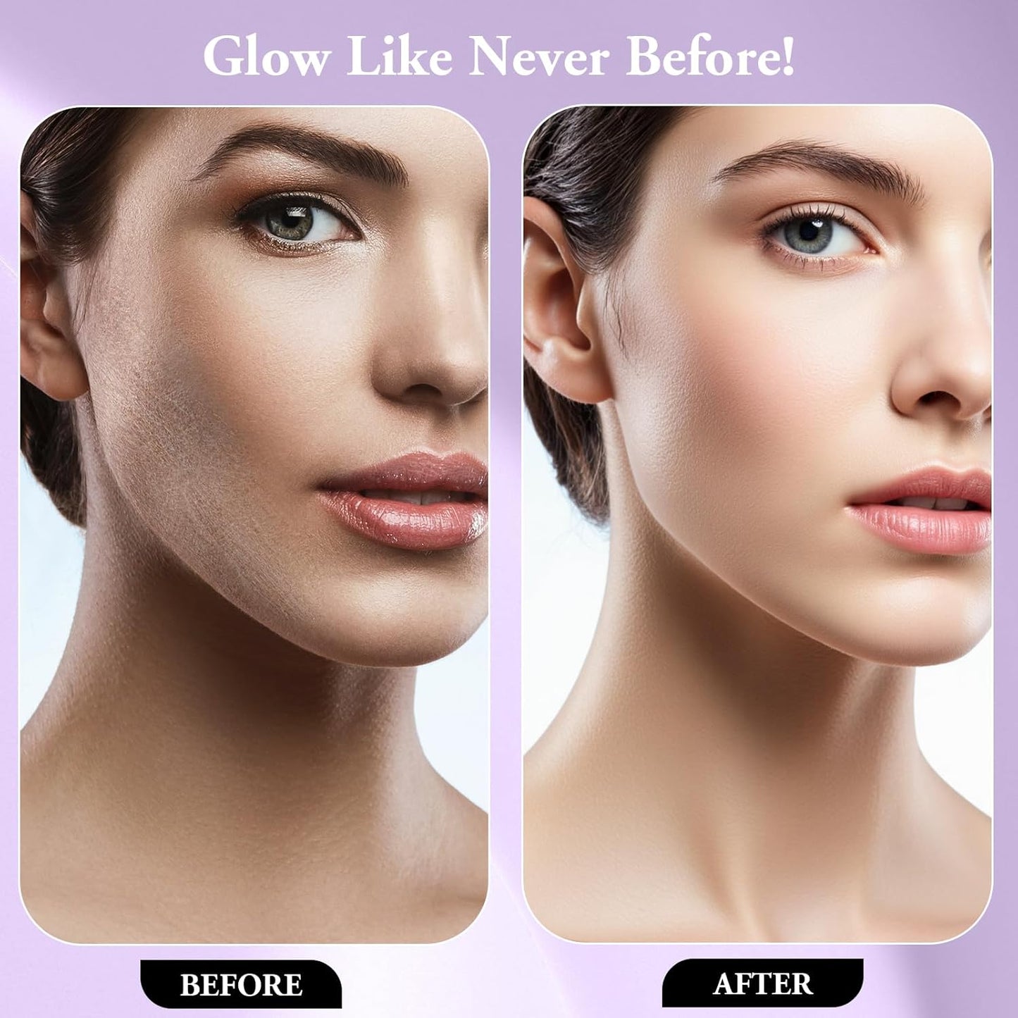 Dermaplaning Tool for Women Face - Edge Technology Sonic Dermaplane Razor for Facial Exfoliation & Peach Fuzz Hair Removal with 10 Refill Blades (Purple)