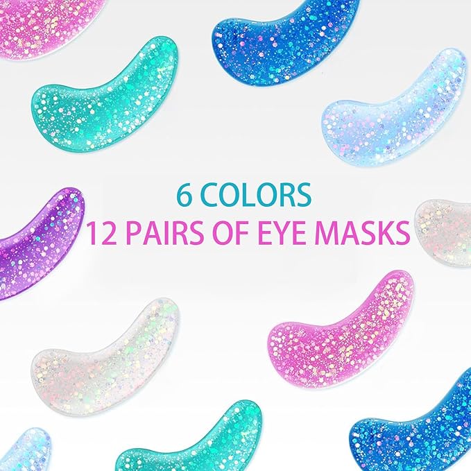 Under Eye Patches For Dark Circles, 12 Pairs Collagen Eye Patches, Natural Marine Collagen Under Eye Patches, Dark Circle Eye Patches, Undereye Mask For Dark Circles, Wrinkles & Eye Bags