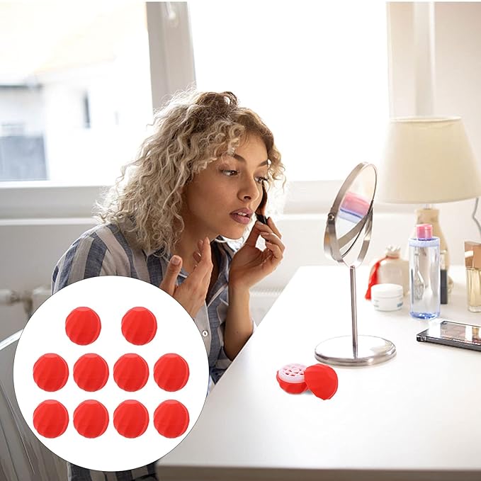 FRCOLOR Lip Balm Tubes Jar Lip Gloss 10Pcs Empty Lip Lip Balm Bottles Filling Lipstick Box Empty Lip Balm Sphere Containers Balm Sphere Containers Lip Balm Tube Refillable Lip Balm Containers