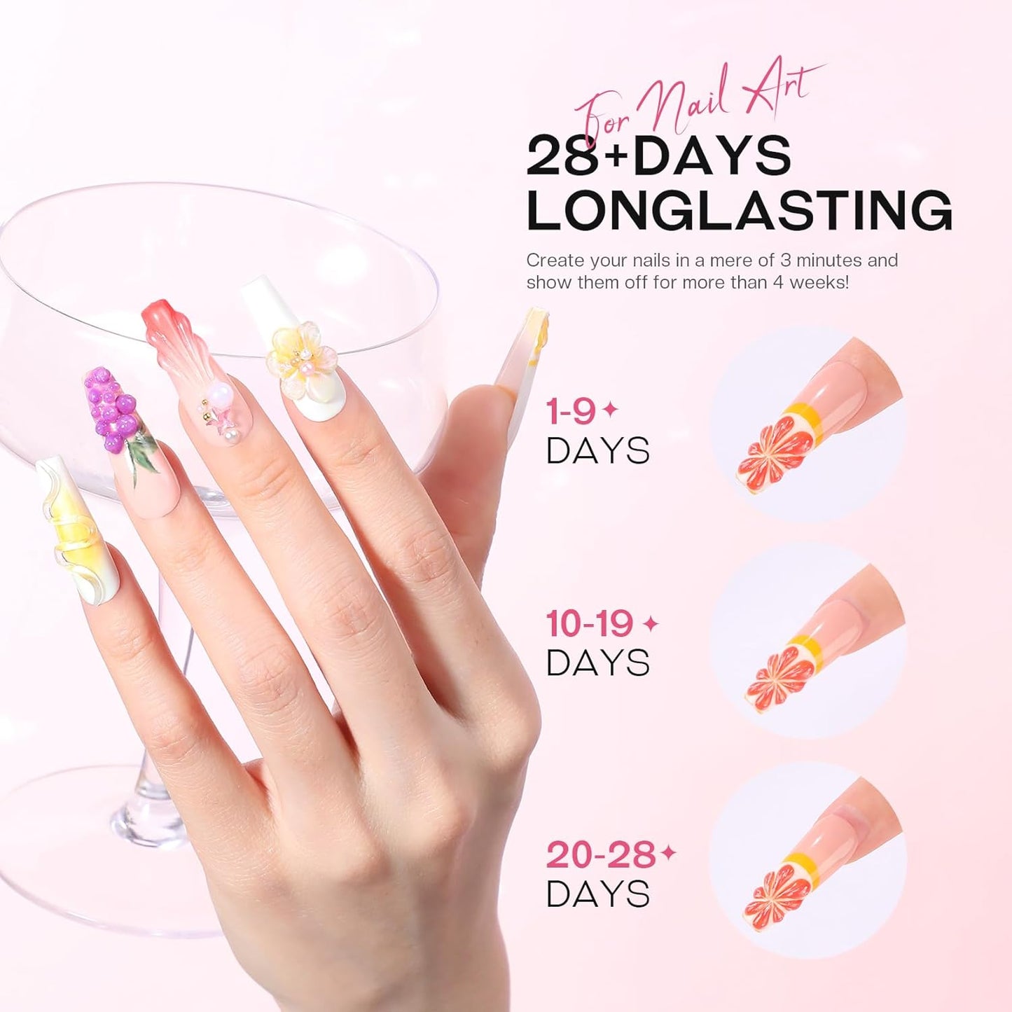 3D Sculpting Gel Nail Art: 15g Nail Sculpting Glue No Wipe Clear Gel Polish DIY Nail Art for Drawing Molding Nail Tech Must Haves Manicure Decoration Supplies