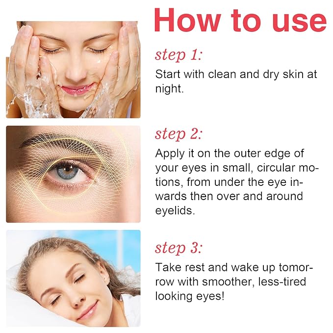 Retinol Eye Stick, Retinol Eye Cream for Dark Circles and Puffiness, Under Eye Cream, Eye Brightener Stick, Reduce Wrinkles Fine Lines and Bags under Eyes Brighte Hydrate & Firm Eyes