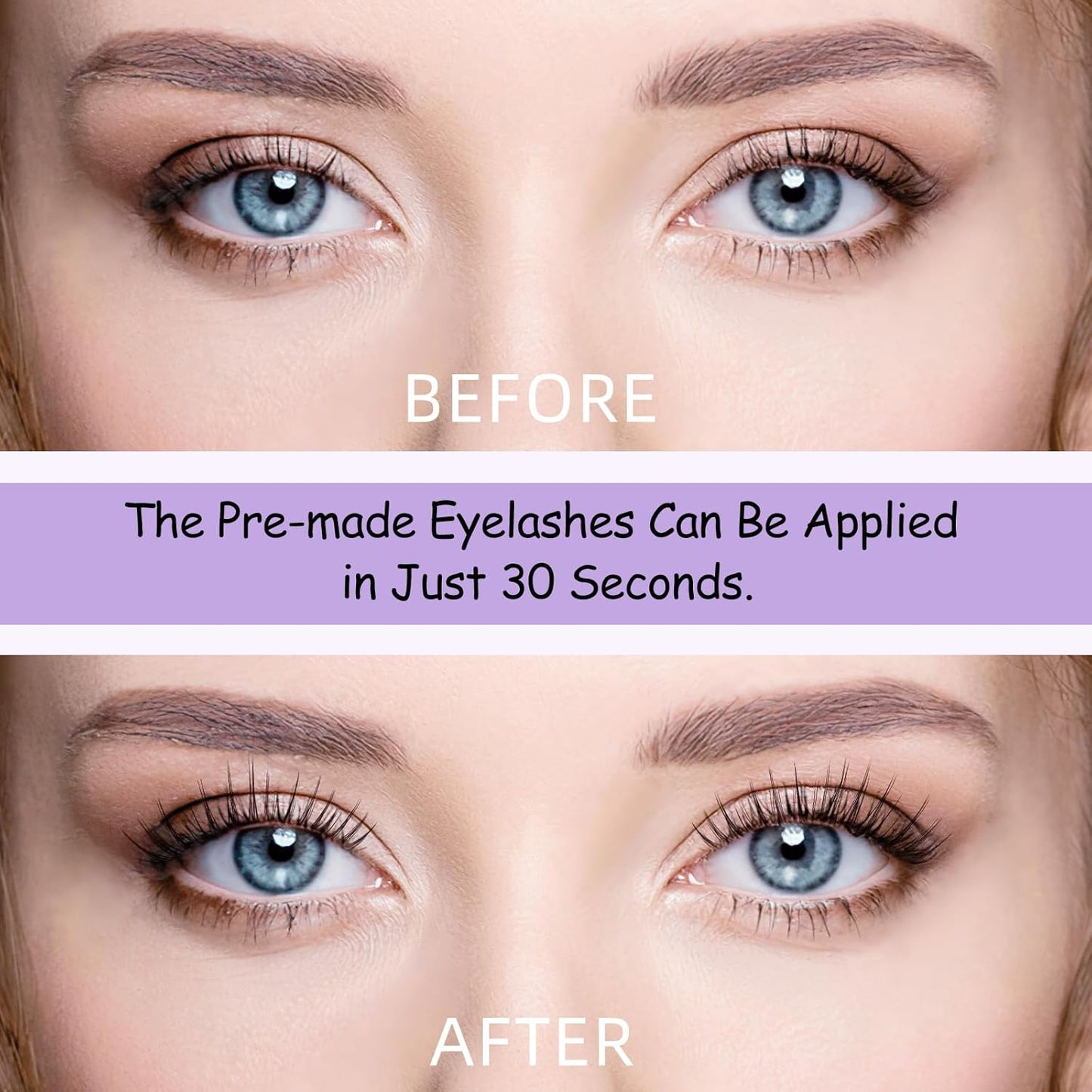 B&Qaugen Lash Clusters Kit Idol Lash Extension Kit No Lash Map Natural Lash Clusters with Invisible Band 11-13 mm Eyelash Extension Kit C Curl Lash Kit with Lash Bond and Seal(idol)