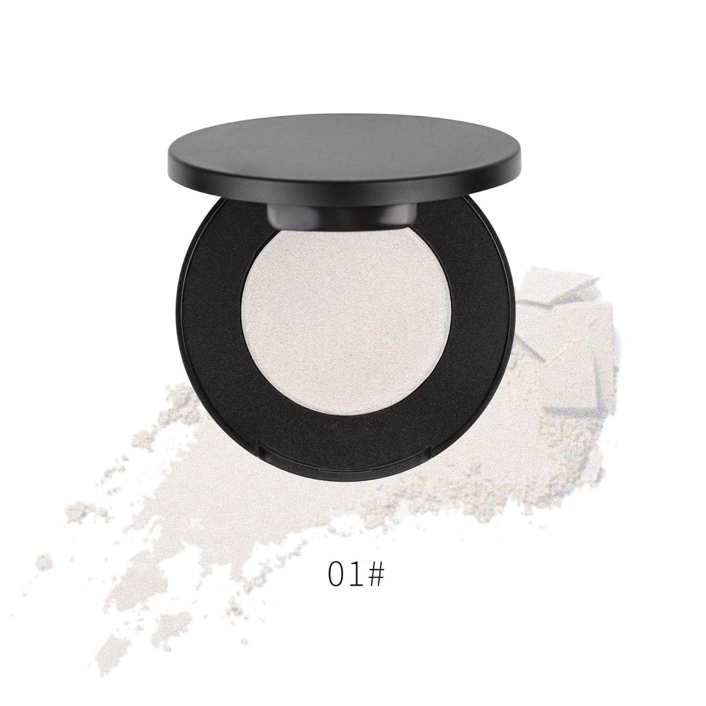 Face Highlighter Powder Palette, Glossy Glitter Illuminator Powder, Shimmer Shades for Face Highlighter Makeup, Highly Pigmented Natural Shiny Highlight Makeup Illuminator Highlighter 1