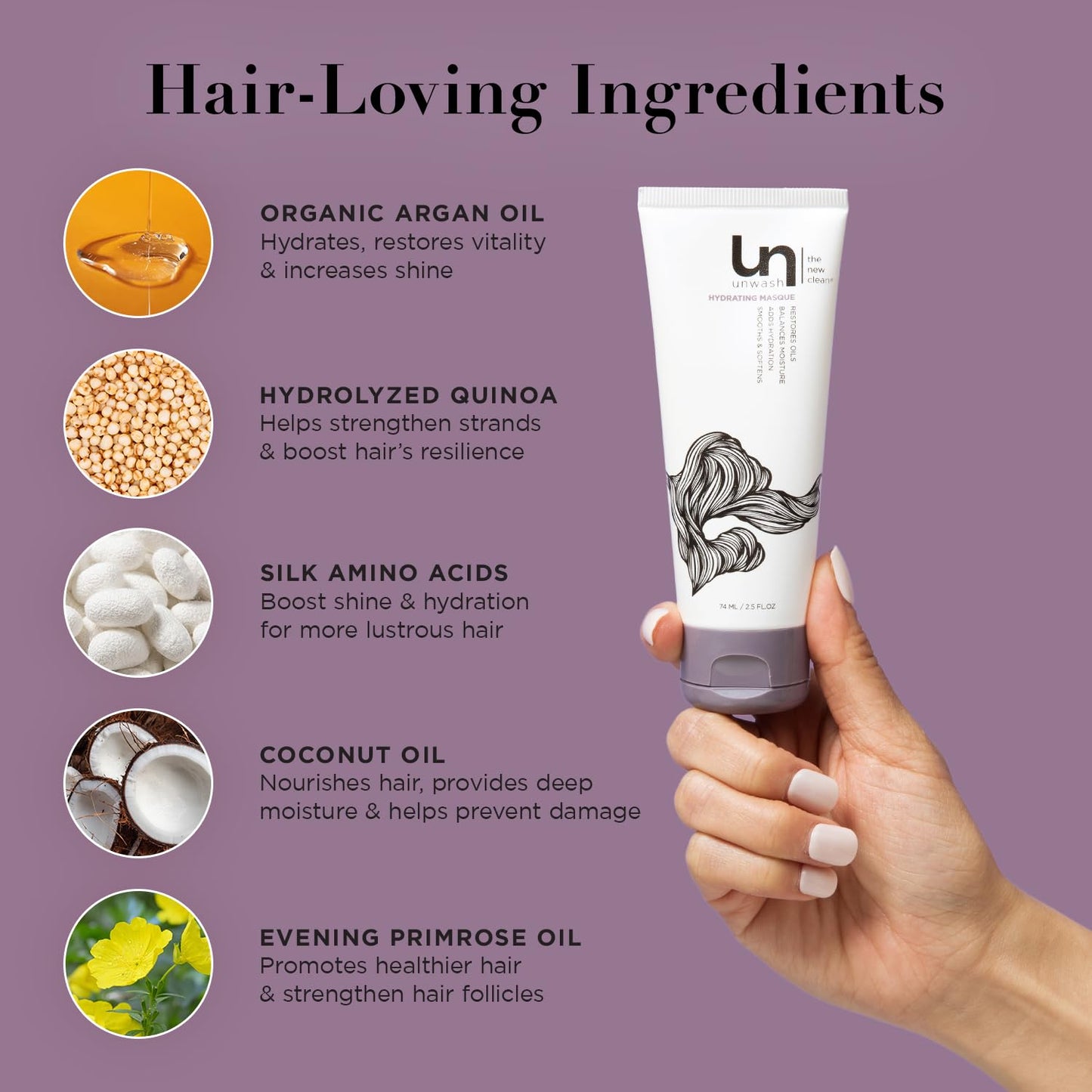 unwash Hydrating Masque Fresh, 2.5 Fl oz