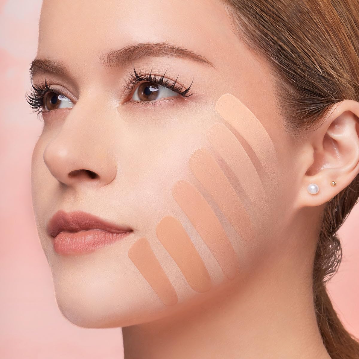 Beauty Bundle Beauty Creations Pink Cloud Pink Loose Setting Powder & Amorus Cloud Blur Matte Balm Foundation, Minimizes Pores, Matte Finish 14HR Shine Control (Almond)