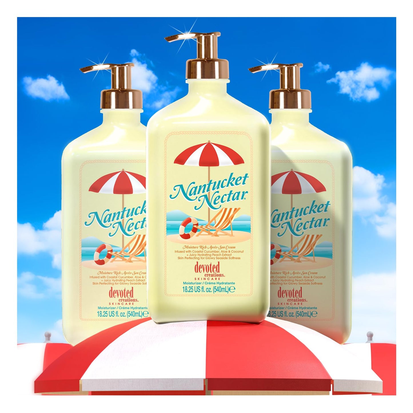 Devoted Creations Nantucket Nectar - Moisture Rich Après-Sun Cream After Sun Body Hydrator