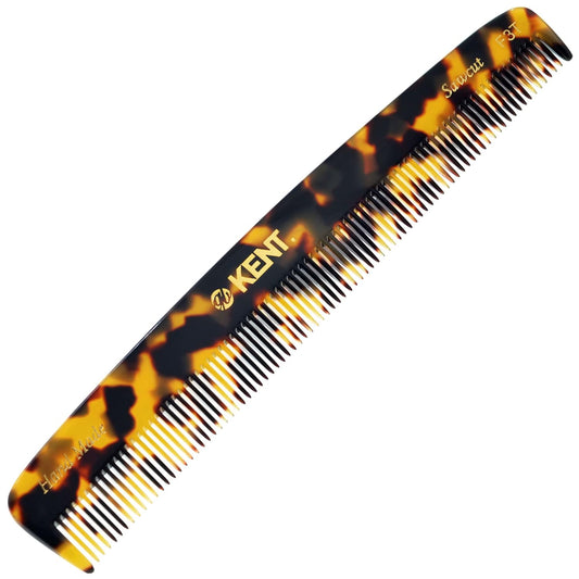 Kent F3TY Fine Tooth Comb - Hair Parting and Straightening Comb for Men's & Women's Dandruff Remover, Saw Cut and Hand Polished Made in England