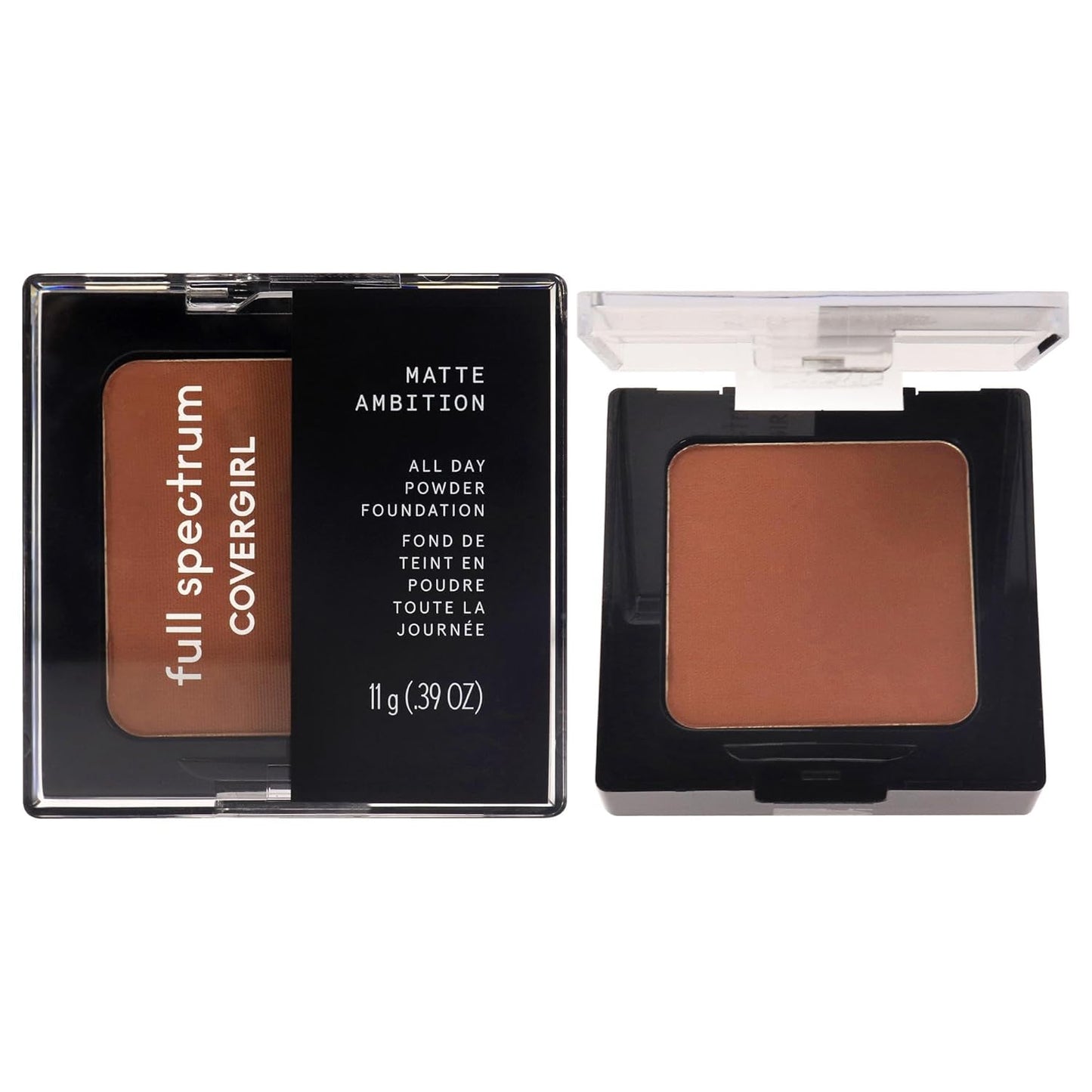 COVERGIRL Matte Ambition, All Day Powder Foundation, Deep Neutral 2, 0.38 Ounce