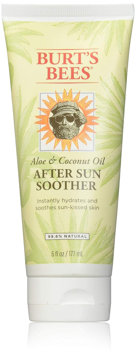 Burt's Bees Aloe & Coconut Oil After Sun Soother 6 oz (Pack of 3)