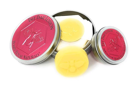 Bee Bar Honey House Naturals Duo – Sweet Honey – Small .6 ounce & Large 2 ounce (Honey)