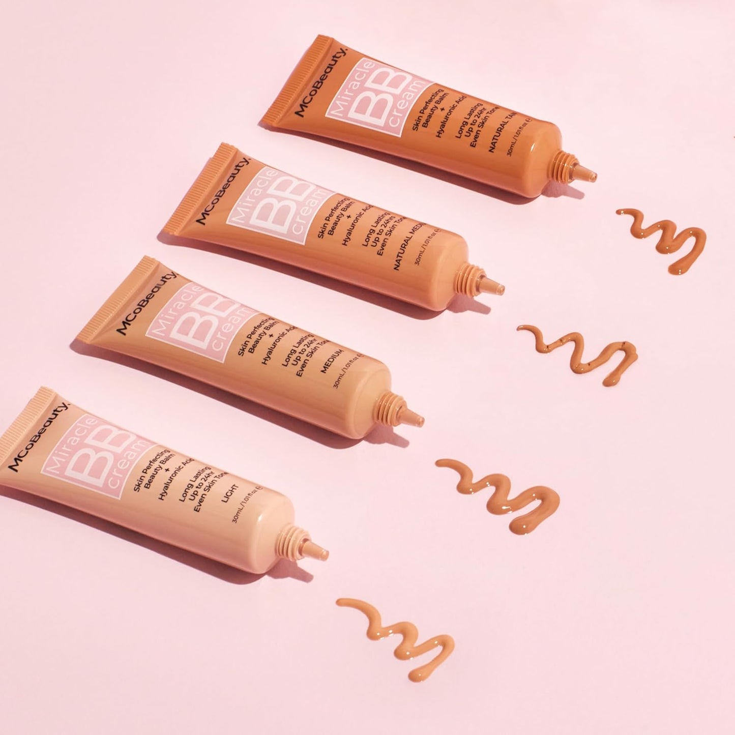 MCoBeauty Miracle BB Cream, Medium, Skin-Perfecting Coverage for Effortless Beauty, Vegan, Cruelty Free Cosmetics