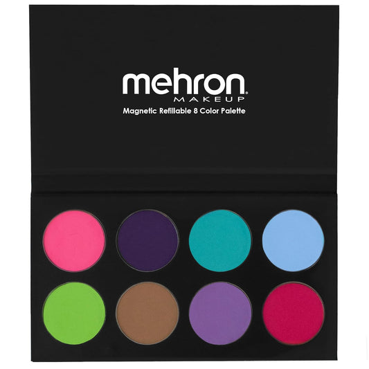 Mehron Makeup Paradise Makeup FX 8 Color Island Palette (formerly Pastel Palette) | Body Paint & Face Paint Palette | Professional & Water Activated | SFX, Halloween, & Cosplay