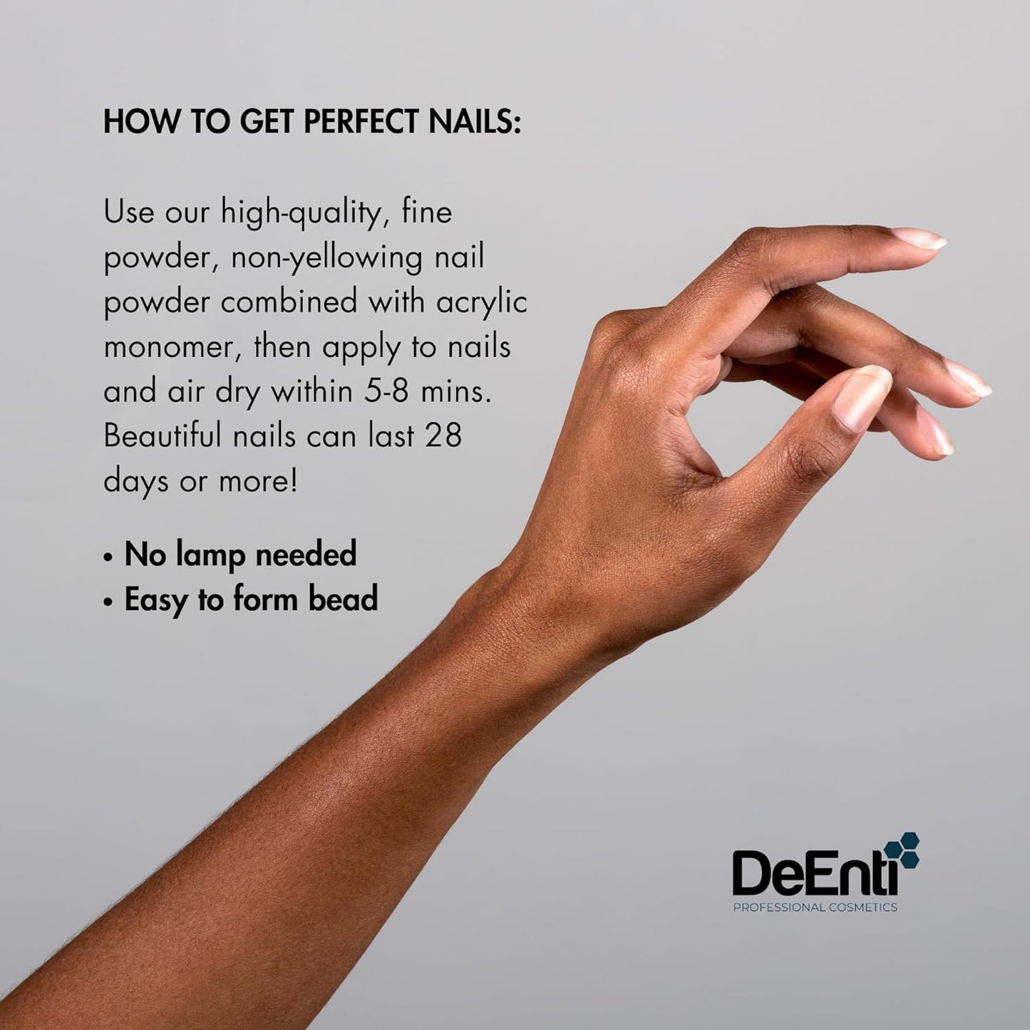 Acrylic Nail Powder, 4oz Natural Pink Acrylic Powder Dip for Nails, Long Lasting Salon Quality, Bubble Free Professional Manicures, Fake Nails, Carving & Extensions