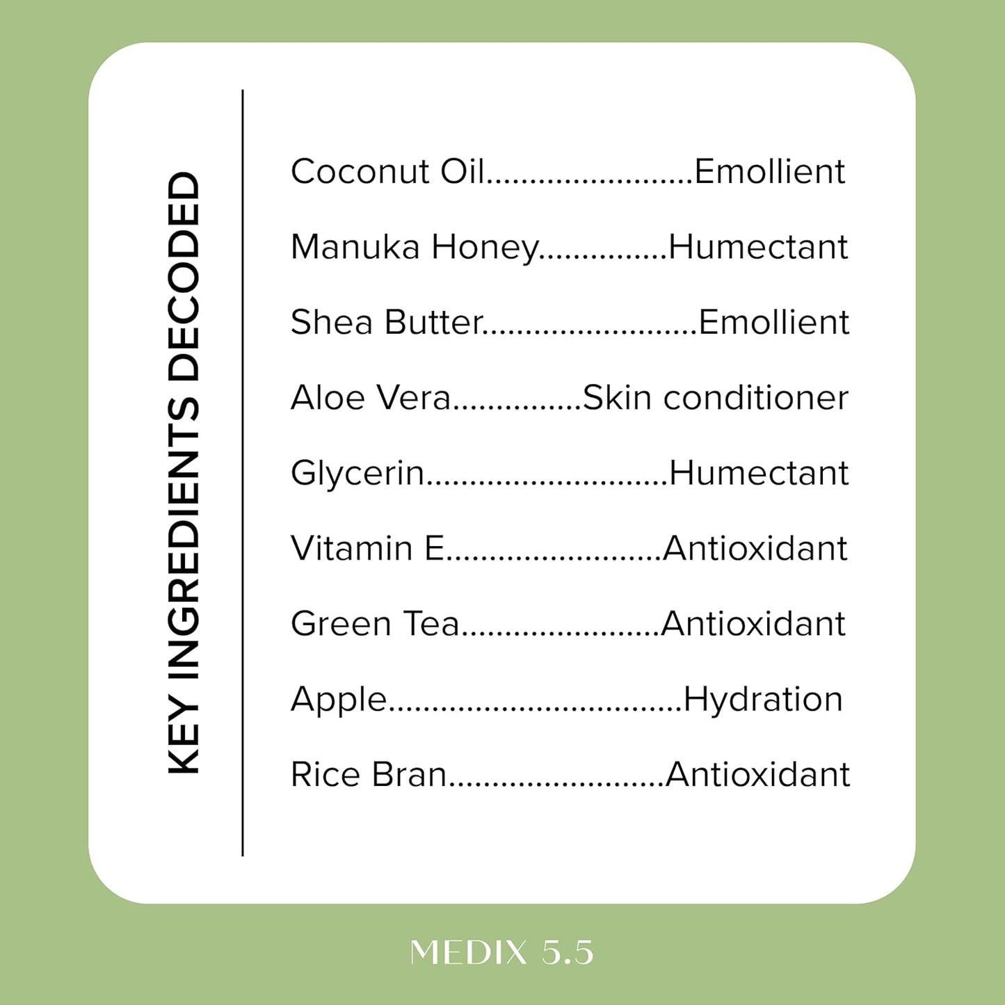 MEDIX Coconut Body Lotion + Manuka Honey Cream | Coconut Oil Lotion For Women & Men | Natural Coconut Cream Moisturizer Body Butter Skin Care Balm For Stretch Marks, Cellulite, & Dry Skin, 15 Fl Oz