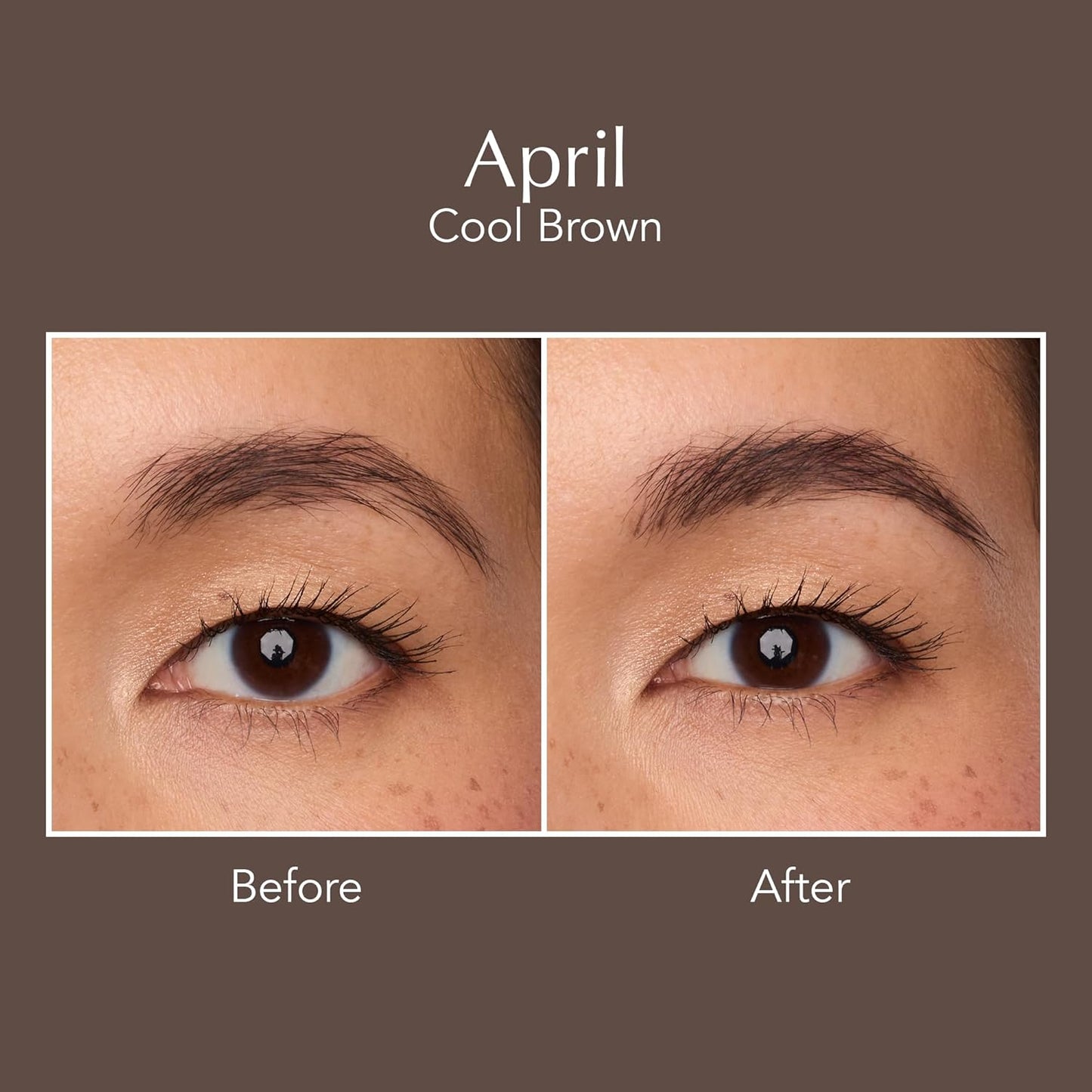 Thrive Causemetics Infinity Waterproof Eyebrow Pencil, Retractable Brow Pencil with Hyaluronic Acid & Shea Butter, Dual Ended Eyebrow Brush Spoolie, Fine Tip, Vegan & Cruelty Free, April (Cool Brown)