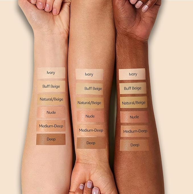 Mushroom Head Air Cushion CC Cream Foundation - Moisturizing & Long-Lasting BB Cream Concealer Makeup Base for All Skin Types, Brighten Long - Lasting Even Color Correcting Concealer (Medium Deep)