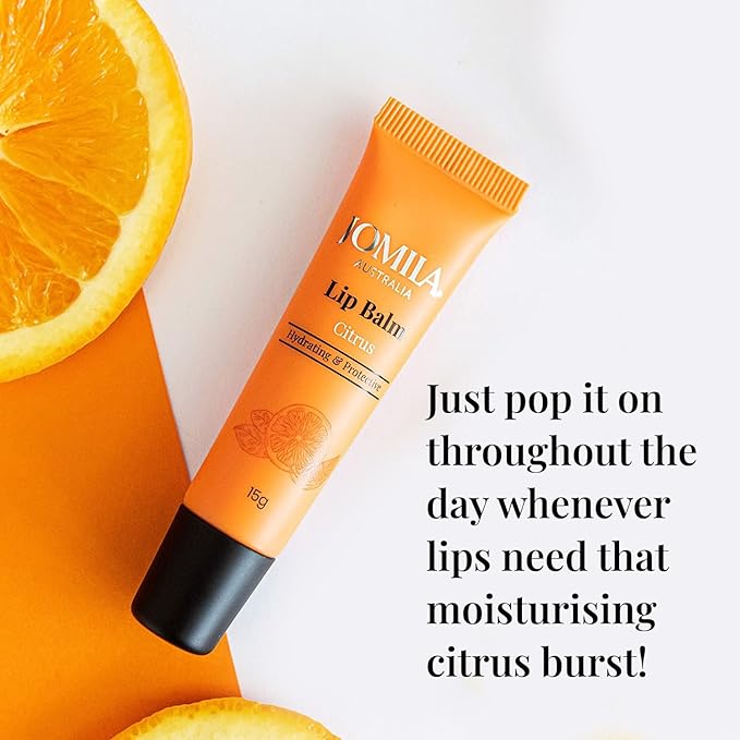 Citrus Lip Balm 15g for Dry Lips, With Lanolin, Lip Care, Improved formula, For Men and Women, 15g