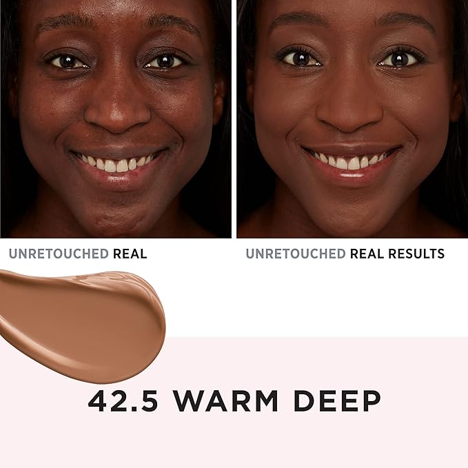 IT Cosmetics Makeup Set - Includes Supersize Bye Bye Under Eye Concealer (42.5 Deep) + Heavenly Luxe Complexion Perfection Concealer Brush (1 fl oz) - with Collagen, Hyaluronic Acid & Antioxidants