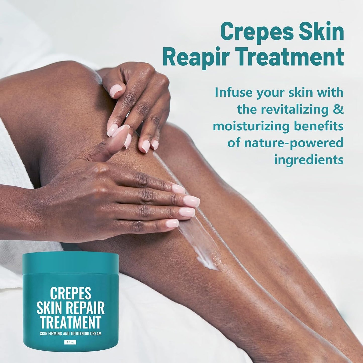 Crepes skin cream for aging skin ，Crepes Skin Repair Treatment, Firming Cream with Hyaluronic Acid & Shea Butter to Deeply Moisturize & Tighten Wrinkly Dry