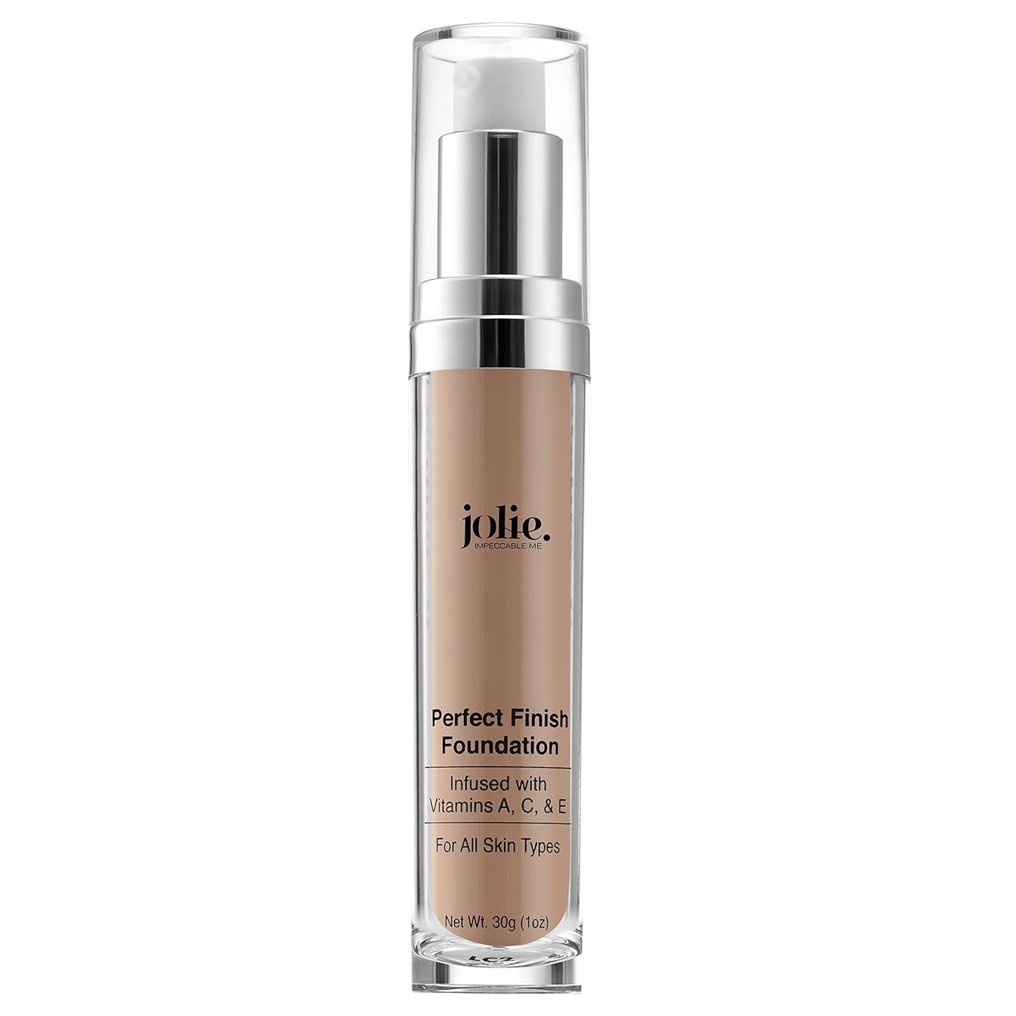 Jolie Perfect Finish Liquid Foundation Makeup SPF 15 Oil Free (LC2)