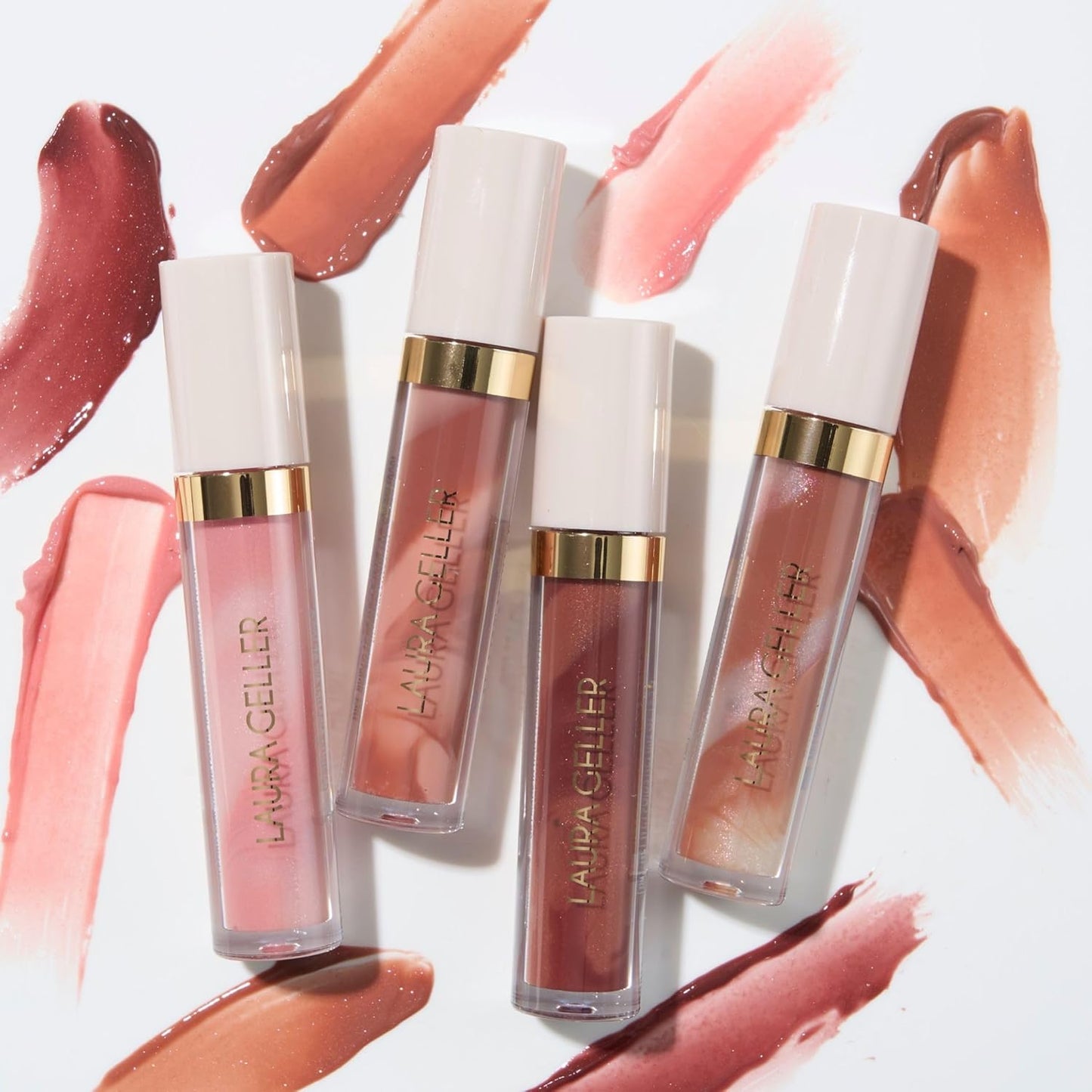 LAURA GELLER NEW YORK Italian Marble Glossy Lip Tint - Moisturizing Lip Gloss - Enriched with Shea, Mango and Cocoa Butters (04 Old Fashioned)