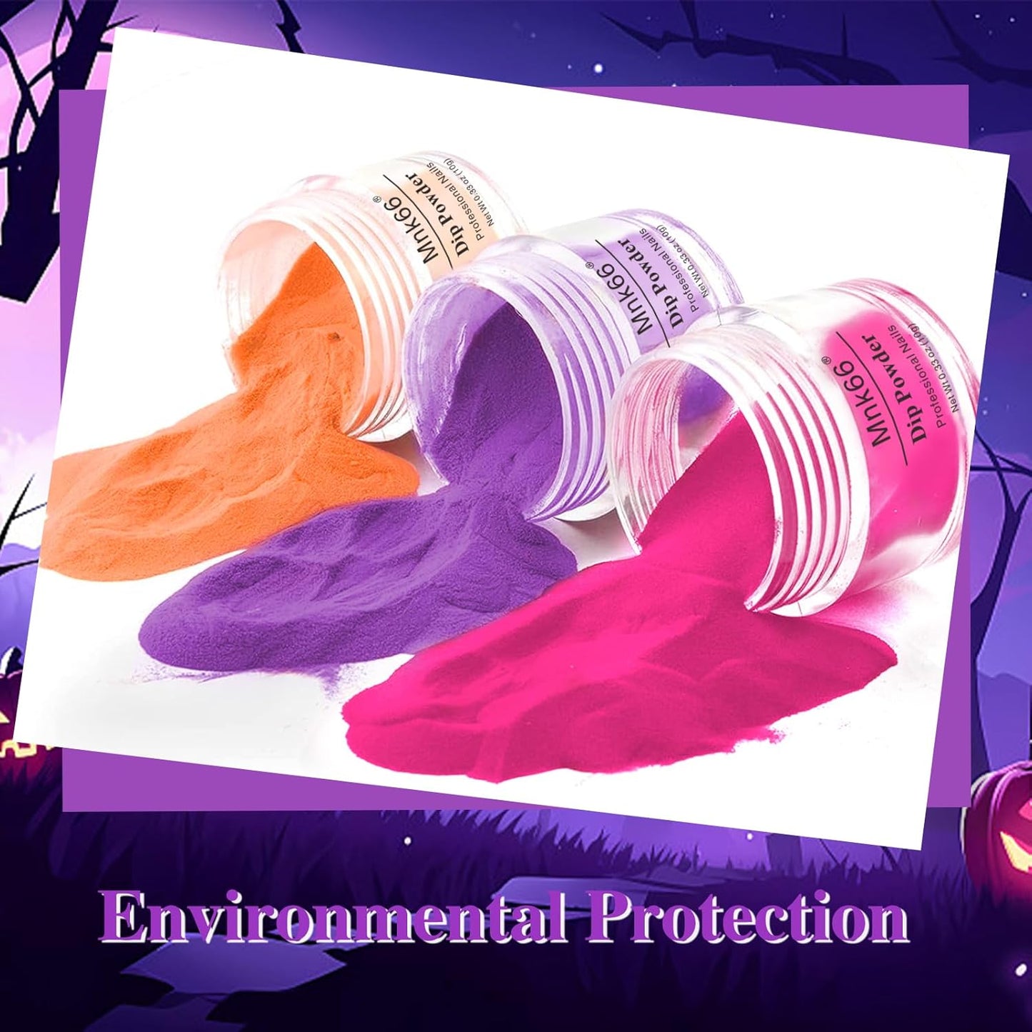 Glow in the Dark Nail Powder, 6 Colors Glow Dark Powder Dip Powder, Luminous Pigment Powder Fluorescent Neon Dipping Powder for Nail Art Decoration, Resin Craft(YYSDDPS-No.14-6PCS)