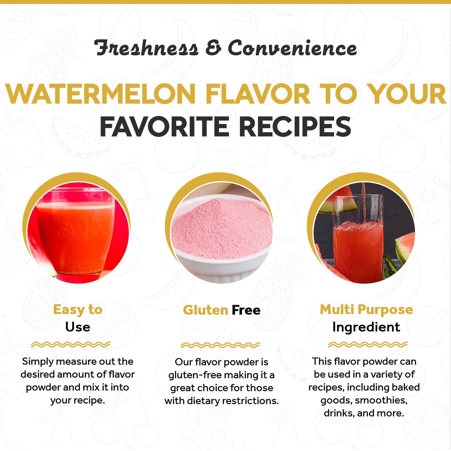 Fanale Premium Watermelon Bubble Tea Flavoring Powder | Perfect for Baking, Smoothies, Desserts and Drinks | Instant Flavoring Powder for Boba Milk Tea - 2.2 Pounds (Pack of 1)