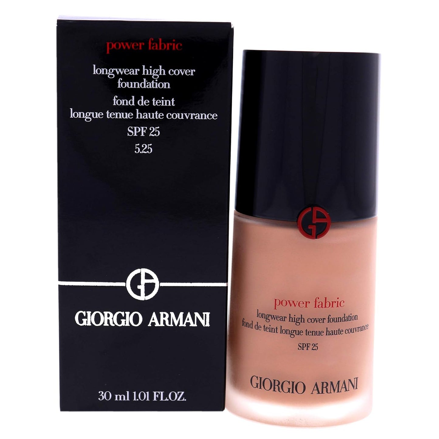 Power Fabric Longwear High Cover Foundation SPF 25-5.25 by Giorgio Armani for Women - 1 oz Foundation