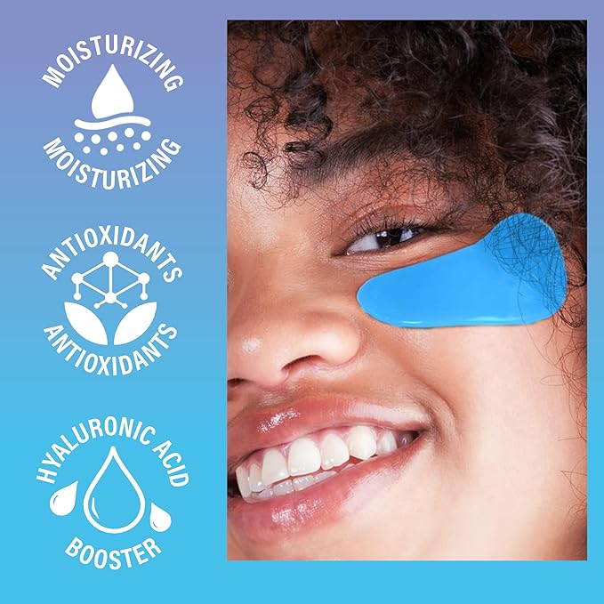 Eye Mask, Eye Masks for Dark Circles and Puffiness, Under Eye Mask with Hyaluronic Acid and Marine Algae, Vegan and Cruelty-Free Under Eye Patches, Marine Algae Eye Masks, 5-Pack