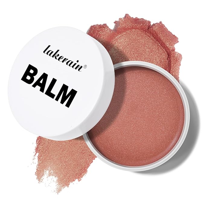 KYDA Miracle Glow Balm, Glow Tinted Blush Balm, Multiuse Face Balm for Cheek Lips Eyes, Hydrating Cream Blush, Blendable Lightweight, Shimmer Blusher, Sheer Pink, 1.76 oz