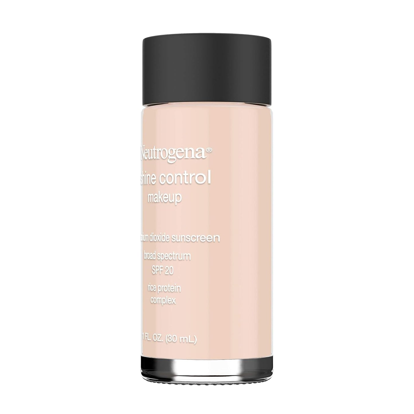 Neutrogena Shine Control Liquid Makeup Broad Spectrum Spf 20, Natural Ivory 20, 1 Oz.