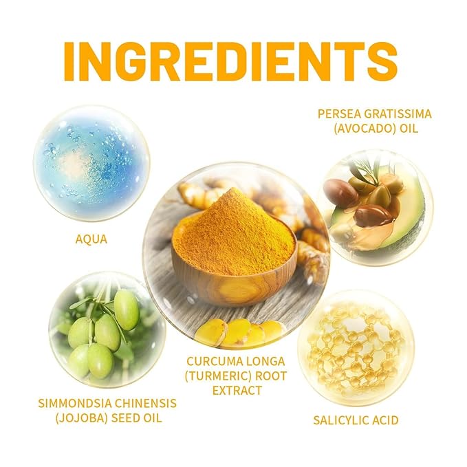 Turmeric Glow Combo Skincare Set, Turmeric Glow Face Wash Combo Set Include Glow Turmeric Face Scrub, Turmeric Facial Cleanser, Turmeric Face Cream, Moisturizer Skincare Sets for Women Men, 3PCS