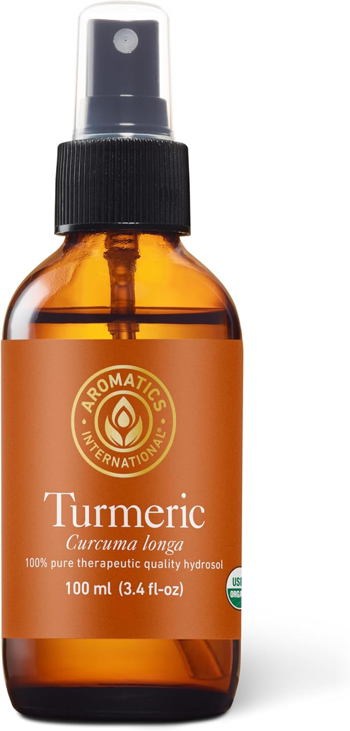 Aromatics International Turmeric Hydrosol 100ml | Earthy Aromatic Spray for Daily Use