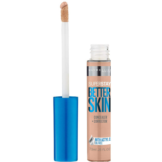 Maybelline New York Superstay Better Skin Concealer, Light/Medium, 0.25 Fluid Ounce