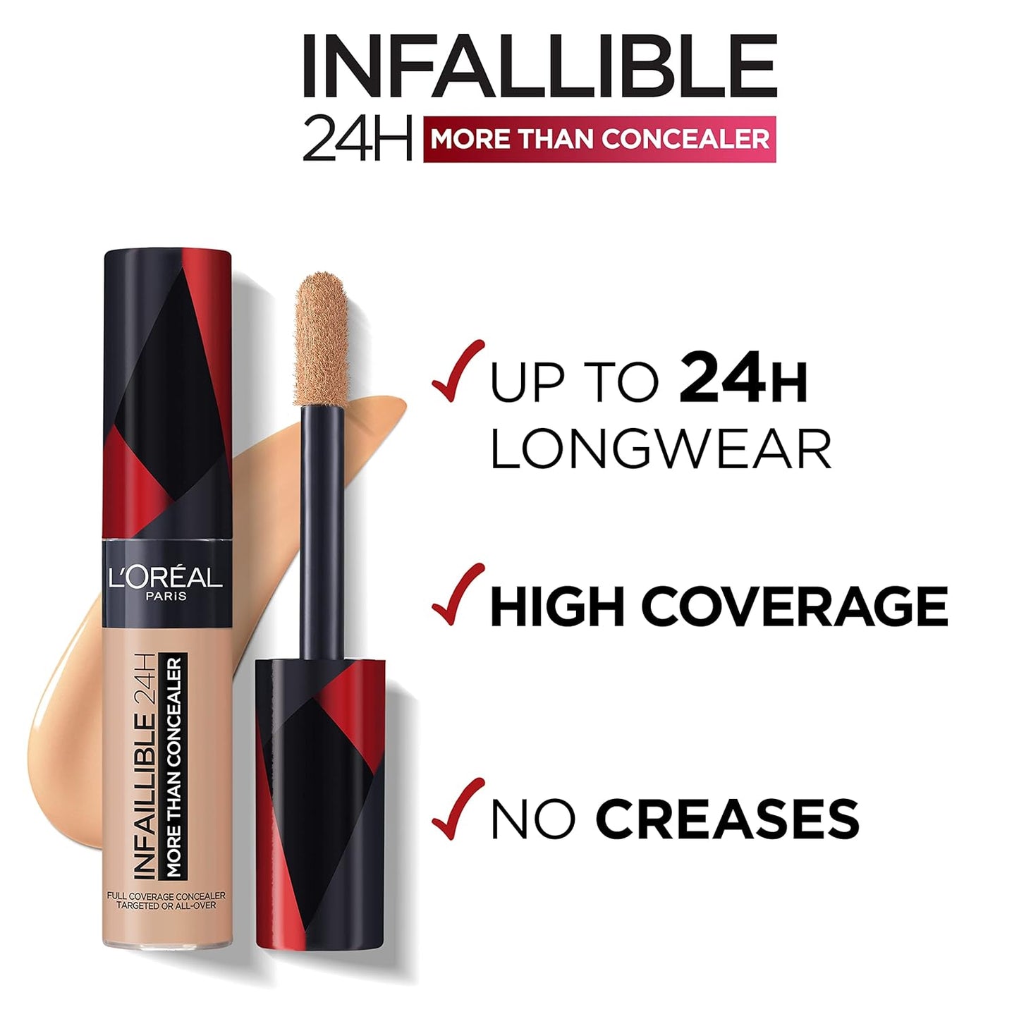 L'Oreal Paris Infallible More Than Concealer 11ml - 332 Amber