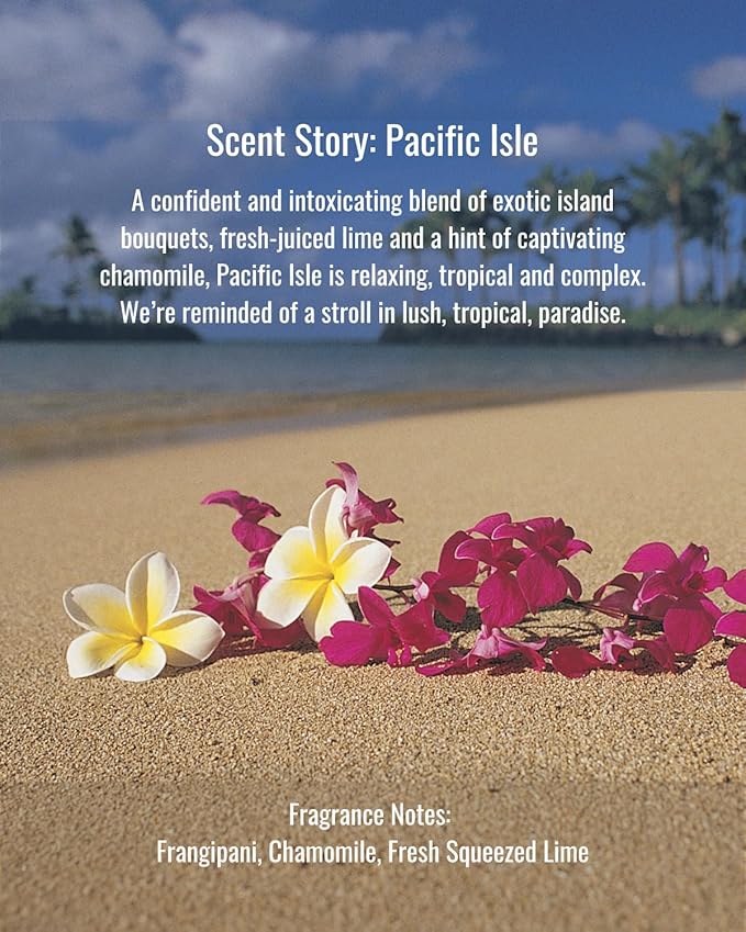 Hines+Young Travel Tins Gift Set - 4 oz Body Cream, 2 oz Linen Spray, Natural Lip Balm - Skin Care and Refreshing Home Fragrance, Ideal Self-Care Gift Set (Pack of 3, Pacific Isle)