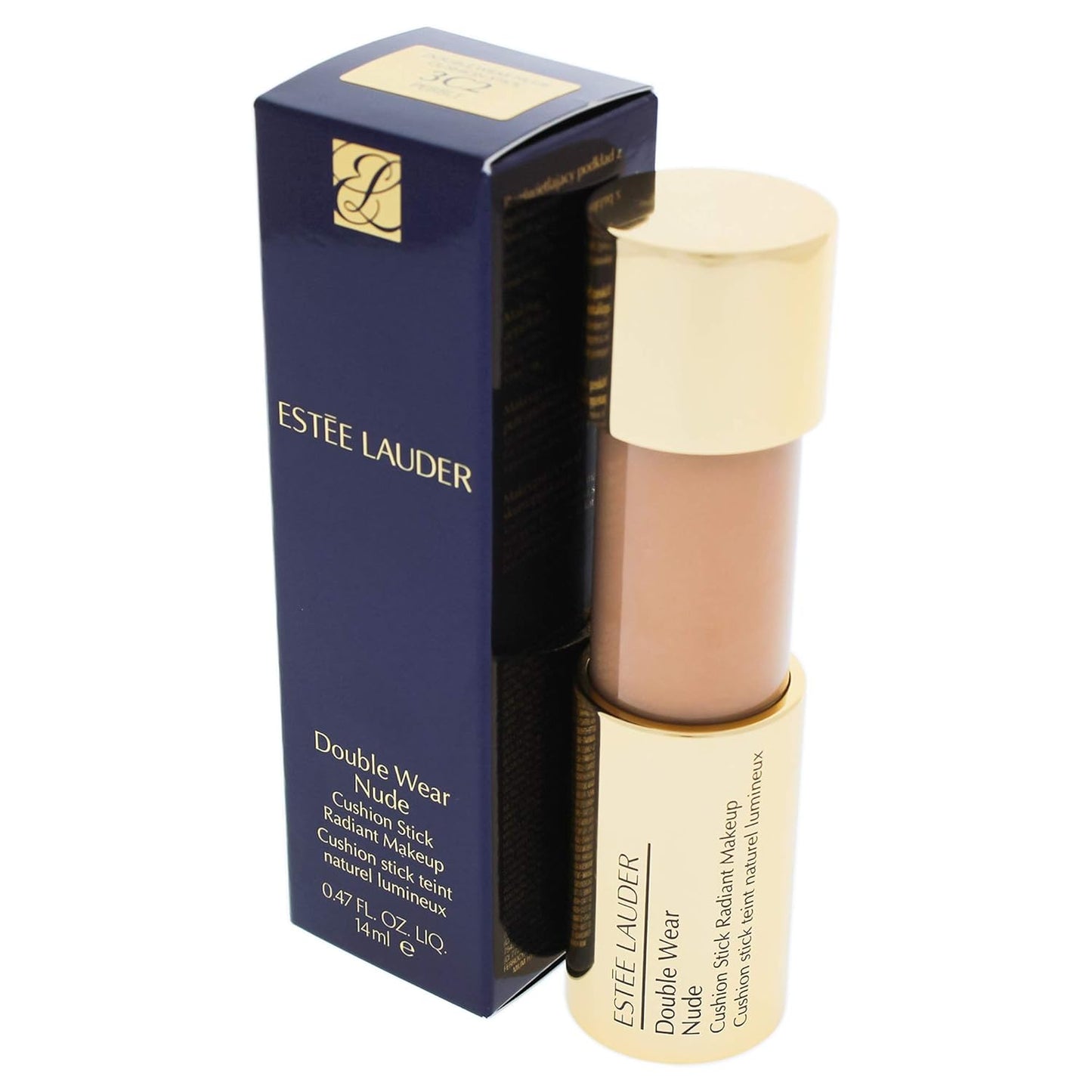 Estee Lauder Double Wear Nude Cushion Stick Radiant Makeup, 2w0 Warm Vanilla, 0.47 Ounce