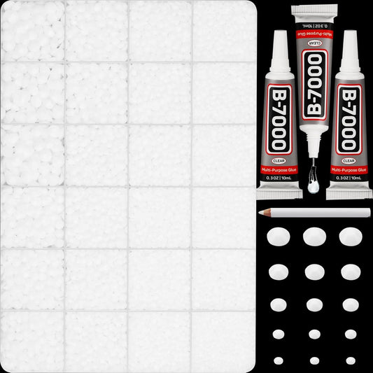 30000Pcs Resin Rhinestones Kit for Crafting Bedazzling, Solid White Flatback Gems Diamonds for Crafts Clothes Shoes Fabric Tumbler Jersey, Flat Back Jewels Bulk Assortment with b7000 Glue