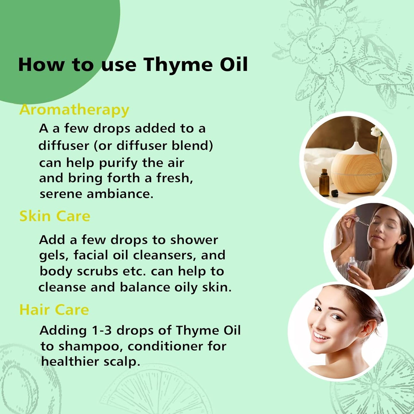 Thyme Essential Oil, 100% Pure Undiluted, 30ml/1 oz