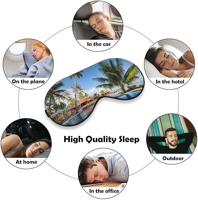 Custom Eye Mask Design Your Own Personalized Eye Shade Add Your Image Text Logo Light and Easy to Carry Effective Shadin Adjustable, Peru, 8.1"x4.1"