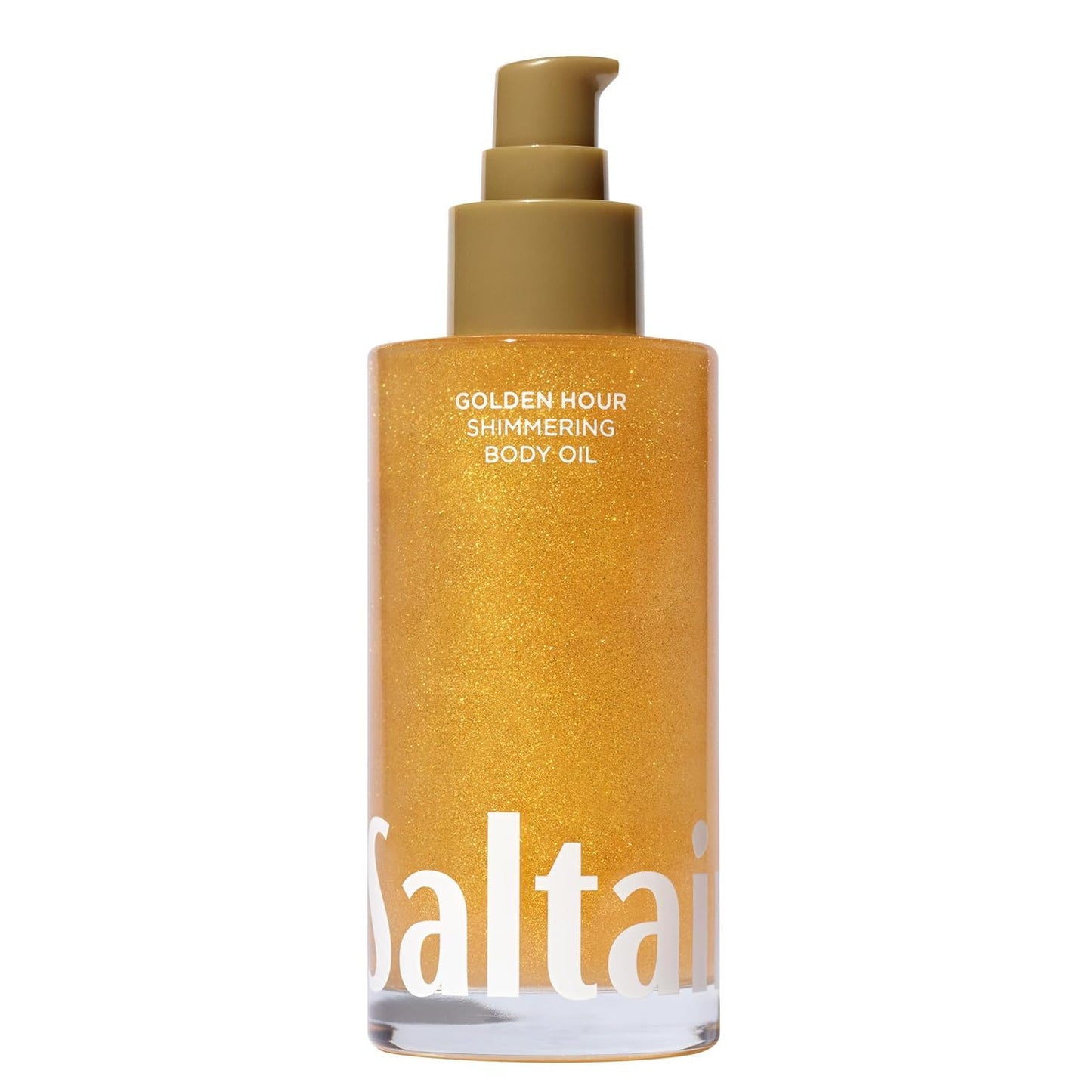 Saltair Shimmering Body Oil - Golden Hour Scented Dry Oil Moisturizer with Light-Reflecting Pearl Pigments. Moisturizing Glow for All Skin Types - 4 Fl Oz