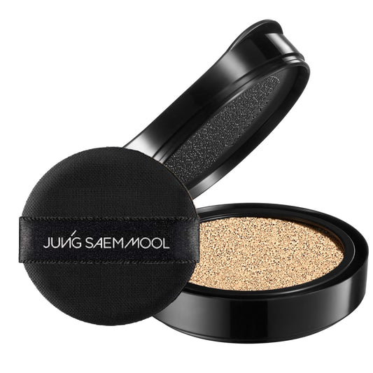 JUNG SAEM MOOL Essential Skin Nuder Cushion 19 Light 0.49 Fl Oz (Refill Only, SPF 50 Broad Spectrum) | Natural Radiant Finish, Lightweight Hydration, Korean Cushion Foundation